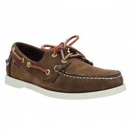 SEBAGO Docksides velours Homme Marron