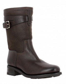 HESCHUNG Jade cuir + nubuck Femme Marron