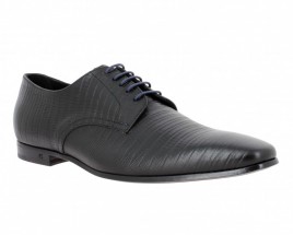 PAUL SMITH Taylor cuir reptile Homme Noir