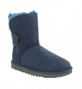 ugg australia bailey button velours femme marine