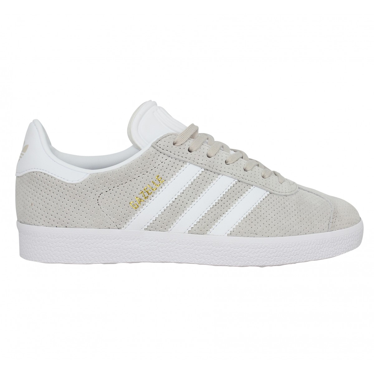Chaussures Adidas gazelle velours perfo 