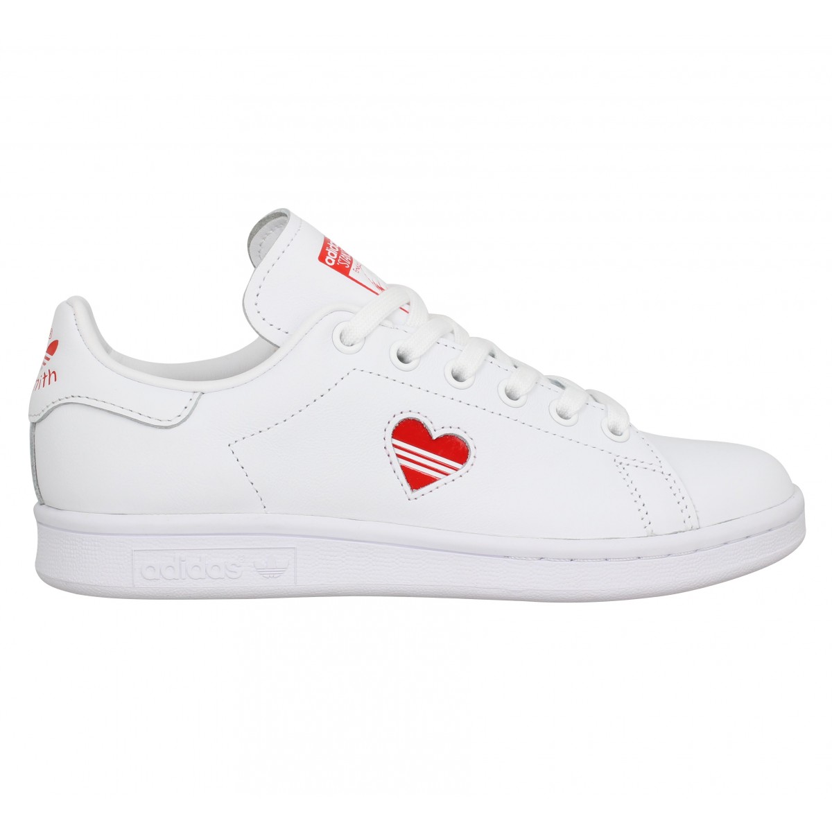 stan smith rouge cuir