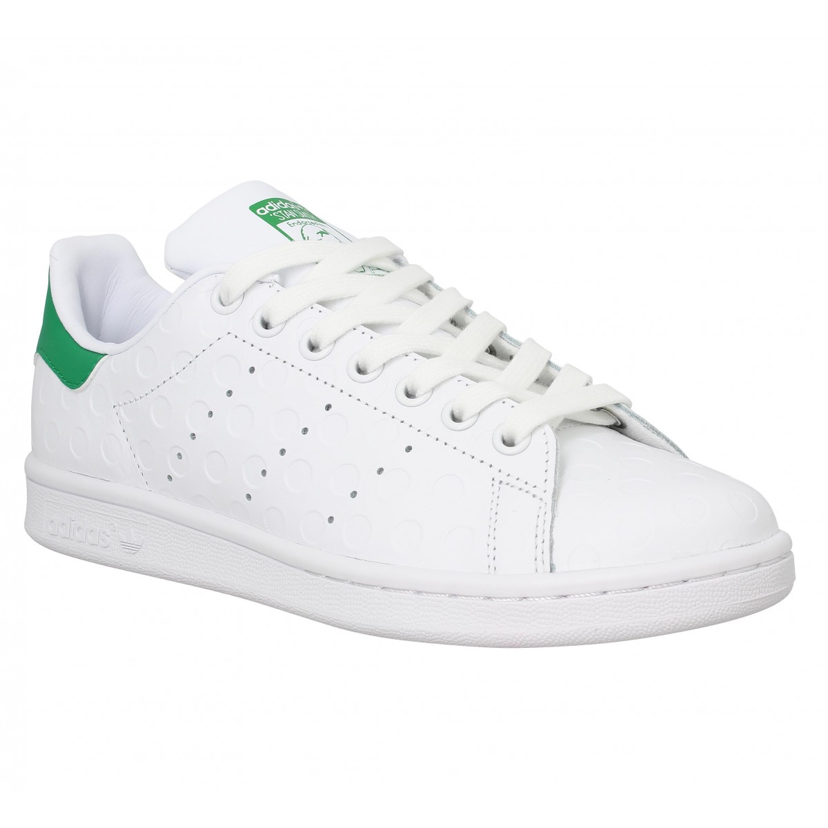 chaussures adidas stan smith blanche et verte
