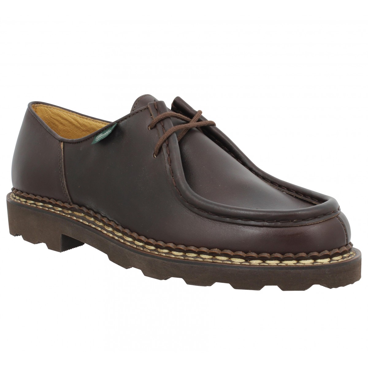 PARABOOT Michael cuir Homme Cafe