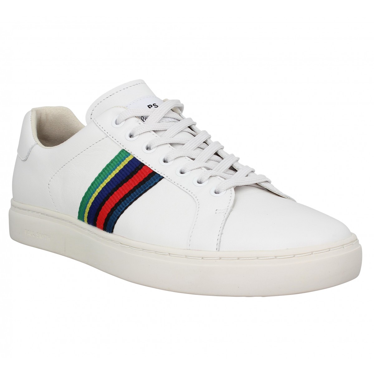 Paul smith lapin cuir homme blanc homme | Fanny chaussures