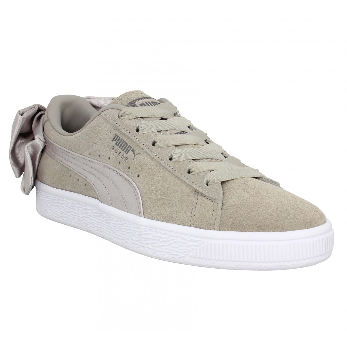 puma suede bow femme chaussures