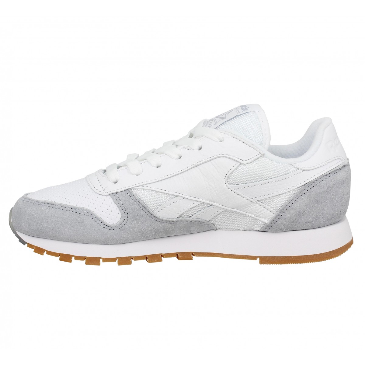 reebok femme classic leather blanche