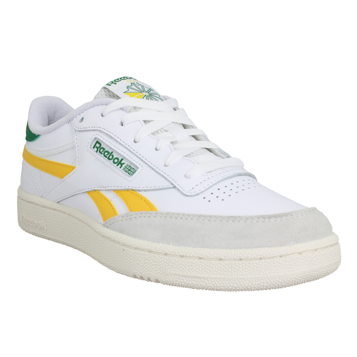 Reebok club c revenge cuir homme white yellow homme | Fanny chaussures