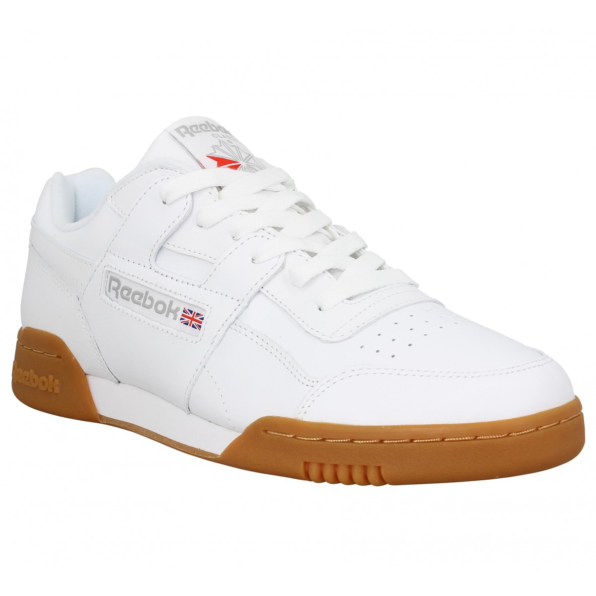 reebok blanches homme