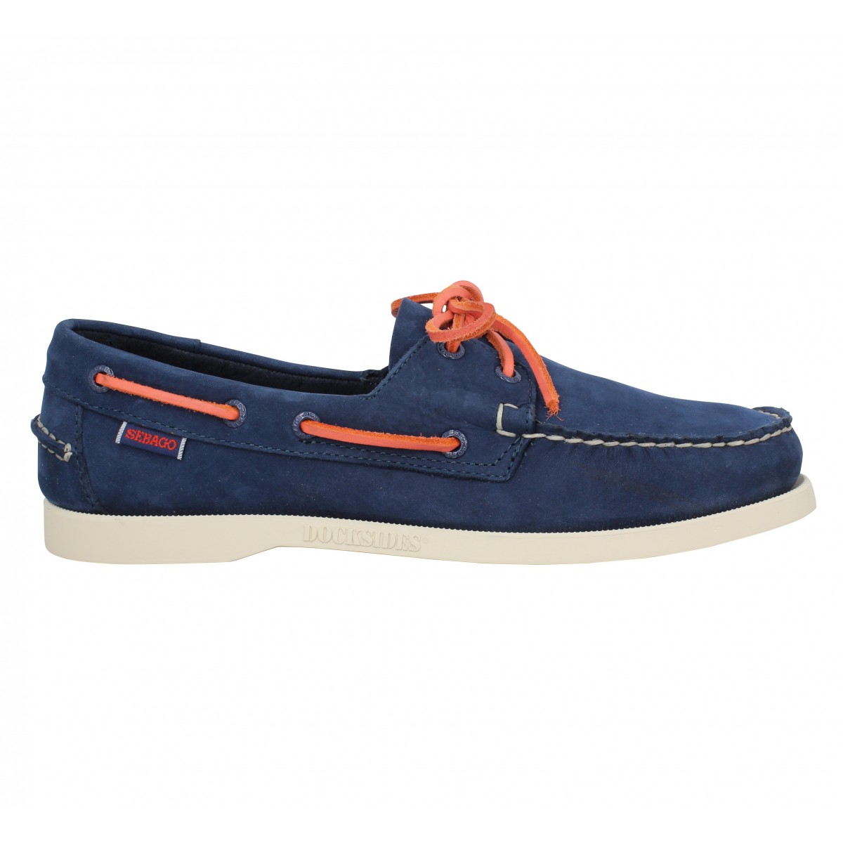 SOLDES. Sebago docksides velours red homme | Fanny chaussures